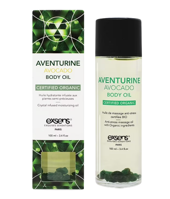 Crystal Infused Body Oil - Avocado