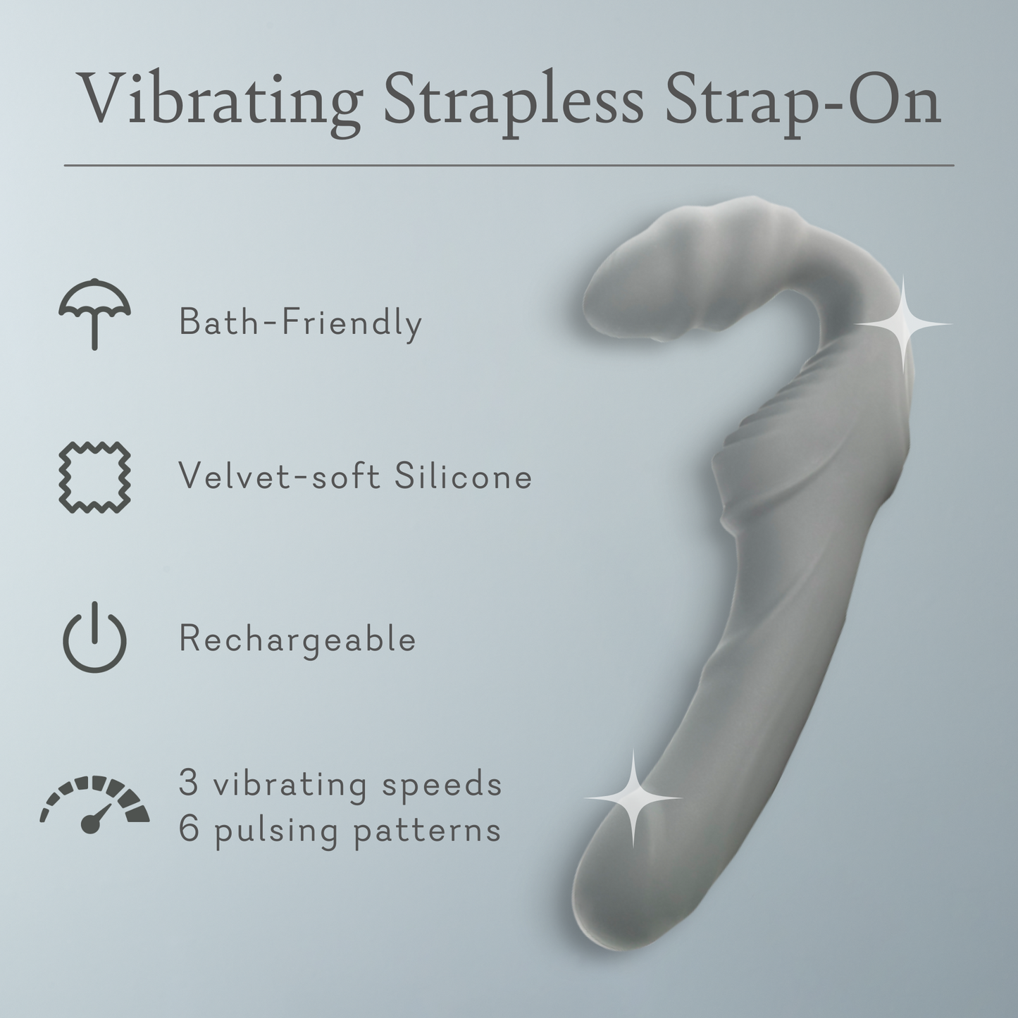 Vibrating Strapless Strap-On