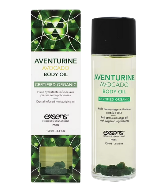 Crystal Infused Body Oil - Avocado