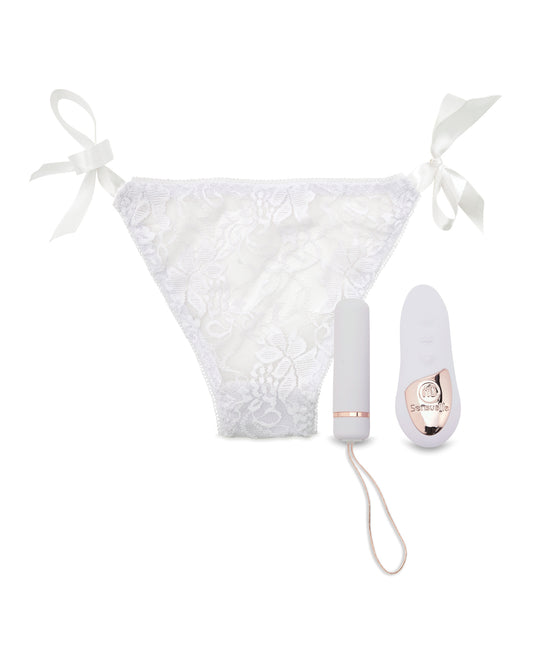 Pleasure Panty Bullet w/Remote Control 15 Function - White
