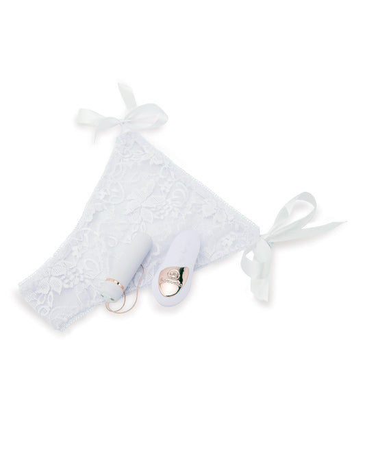 Pleasure Panty Bullet w/Remote Control 15 Function - White