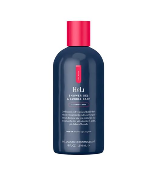 Shower Gel & Bubble Bath - HeLi Fragrance Free