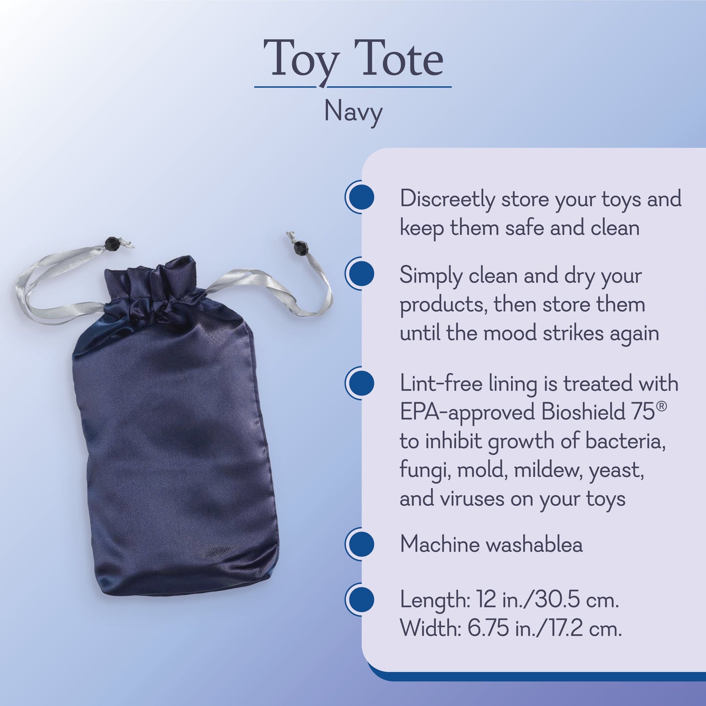 Toy Tote - Blue