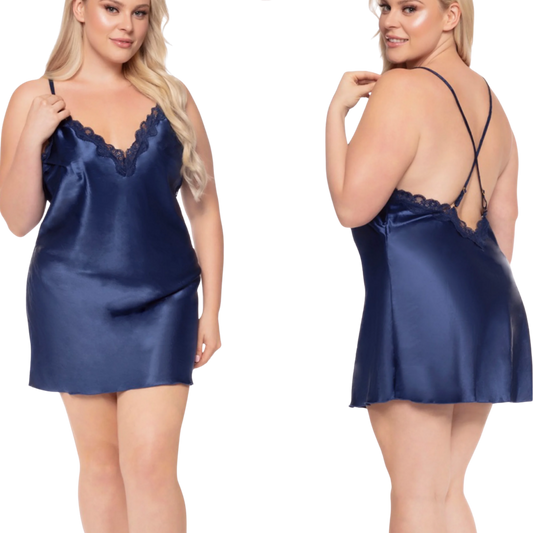 Blue Chemise - M