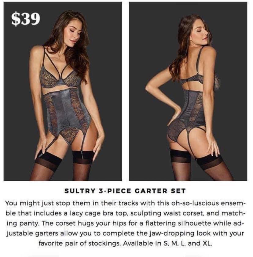 3 Piece Garter Set (SM)